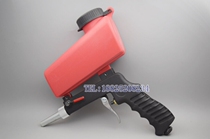 Gun type pneumatic sandblasting gun glass sandblasting gun anti-rust sandblasting gun polished wool edge oil removal with pot hopper