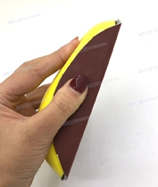 6-inch hand planing plate hand grinding plate hand-grinding plate manual beating mill car sheet metal spray painting polished stick plate pushing machine 150