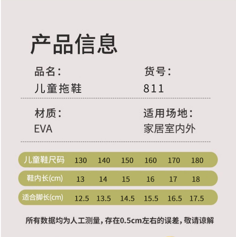 小熊猫宝宝拖鞋儿童男宝婴儿女宝一岁半夏1到3幼儿2凉拖室内防滑 — 10