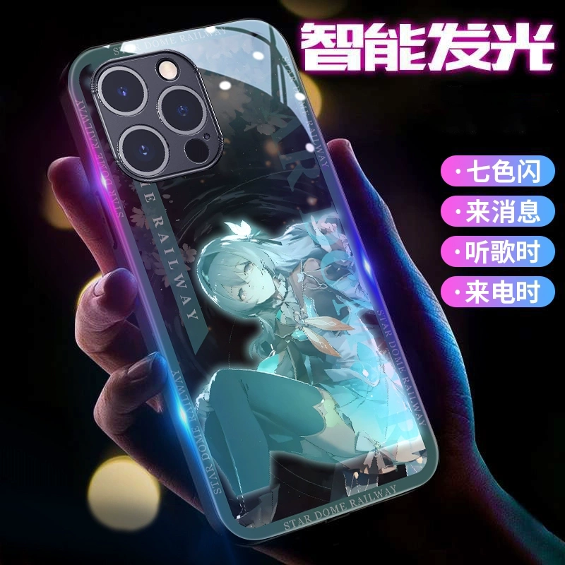 Honkai Star Rail iPhone 16 Pro Max Phone Case Anime iPhone 15 Sparkling Incoming Call iPhone 14 Pro High-End Feel 12 Pro Max Trendy Brand New iPhone 11 Pro Anti-Drop Case