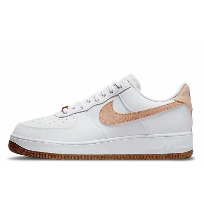 Кроссовки Nike Air Force 1 AF1, коричневые/кремовые/белые, размеры 35.5–45 (разные модели)