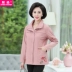 Áo khoác mẹ mùa thu 2018 mùa thu mới cho phụ nữ trung niên thời trang áo khoác mỏng giản dị 40-50 tuổi