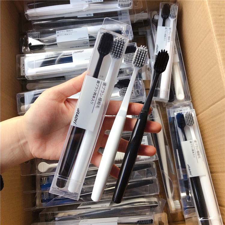 Imported bristles Super-soft adult toothbrush 2 clothes