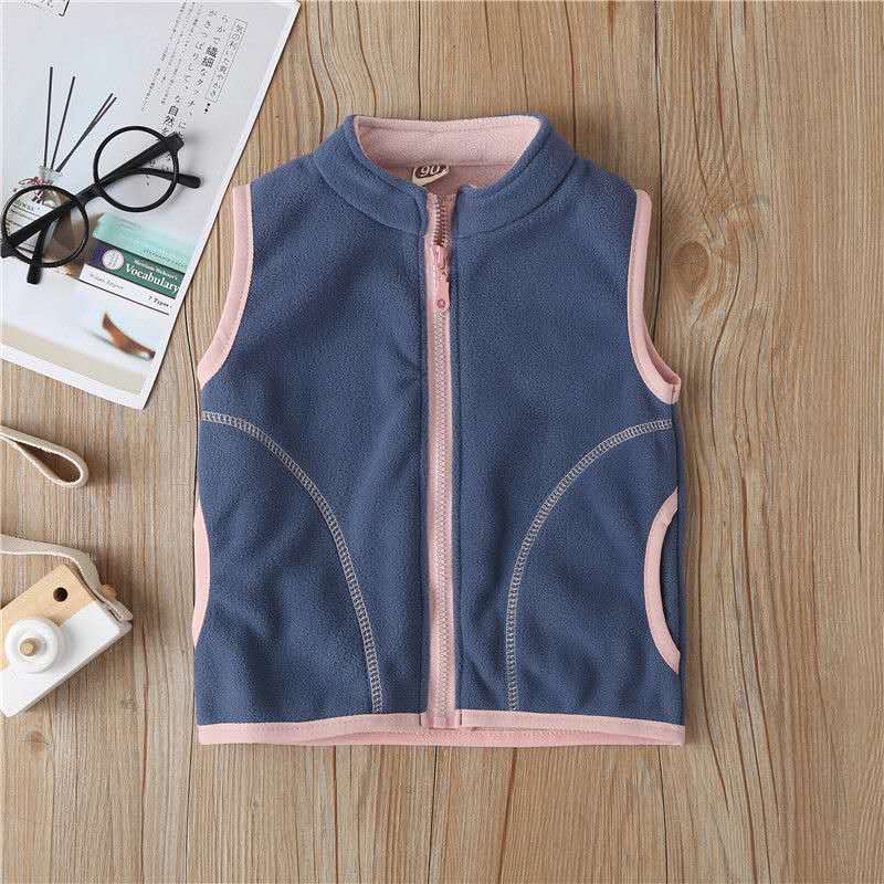 chàng trai áo khoác trẻ em Cardigan quần áo rocking nhung cô gái áo khoác hàng đầu bảo vệ bé quần áo triều trẻ em mùa xuân váy mùa xuân mùa xuân và mùa thu cho trẻ em