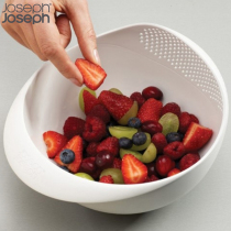 British Joseph imported two-in-one salad bowl fruit bowl filter basin washing basin