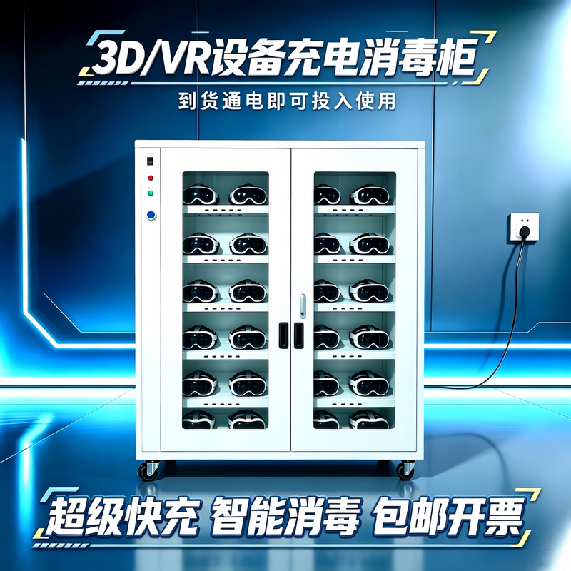 Vr Glasses Charging and Disinfection Cabinet Pico Glasses Charging Cabinet 3D Glasses Charging and Disinfection Cabinet Fast Charging Charging and Disinfection Cabinet
