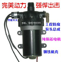 Car wash water pump 12V high pressure self-priming pump intelligent miniature diaphragm water pump car wash pump 80W power supply pressure