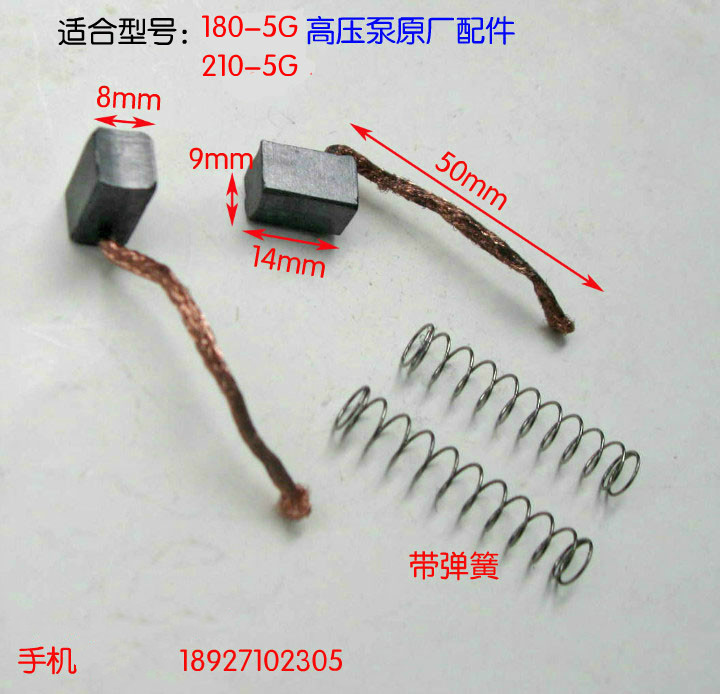 180 210-5G carbon brush 12V24V48V60V plane diaphragm pump Fonda high pressure pump special accessories