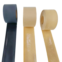 Wet Water Kraft Paper Glue Band Ring-Protect Water Theft Protection Paper Custom Seal Case With Starch Glue Fiber Line Reinforcement Clip Fascia