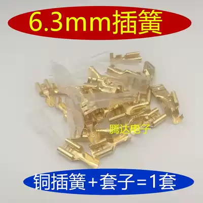 6 3MM copper plug-in oil type heater common plug terminal