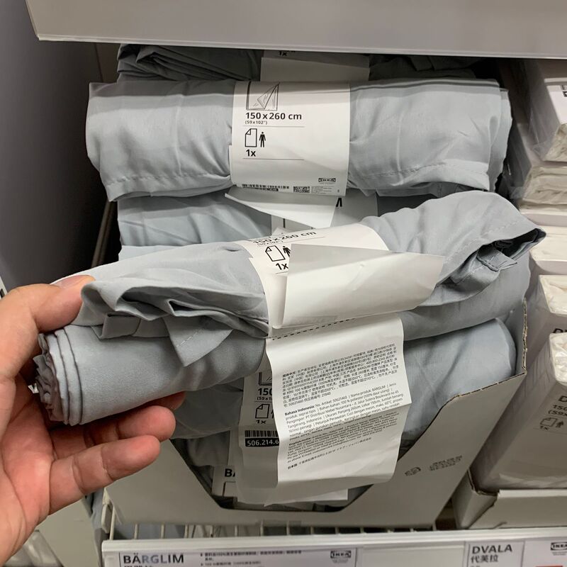 Shanghai Ikea Home Furnishings Purchased Brand-New, Genuine Bayalin Bed Sheets Shanghai Ikea Home Furnishings Purchased Brand-New, Genuine Bayalin Bed Sheets