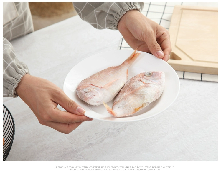 Lò vi sóng đơn giản tấm nhựa đặc biệt đĩa nhựa gia dụng thích hợp cho nhiệt độ cao dày tấm bộ đồ ăn cá