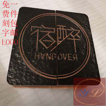 Customized glass door handle Chinese door storefront handle hotel box door handle black LOGO club handle