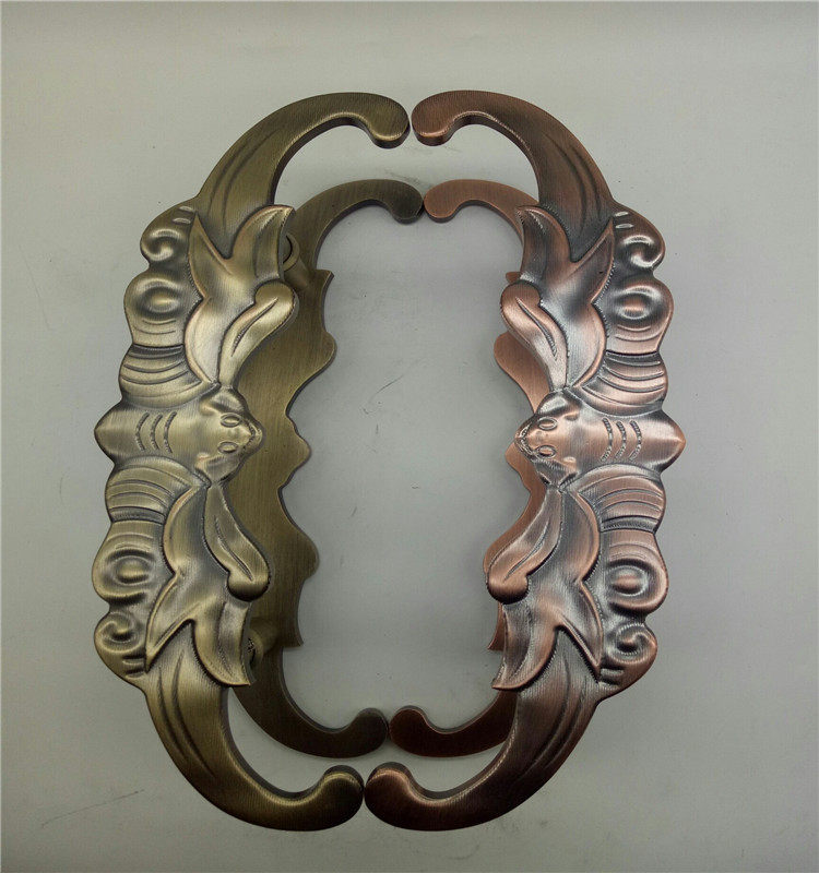 Antique Central European door handle Sliding door Glass door handle Custom shop KTV box Hotel door handle