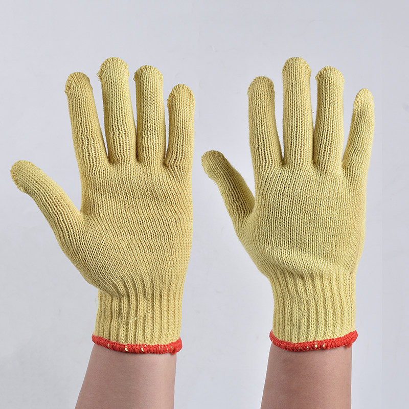 Aramid cutting yarn anti-cutting hand tiger mouth strengthens wear insulation kite glass handling machine welding