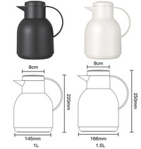 Naughty Heart selection 3415 insulated jug bile double vacuum glass liner warm pot bile 1 5L coffee maker biliary 1L
