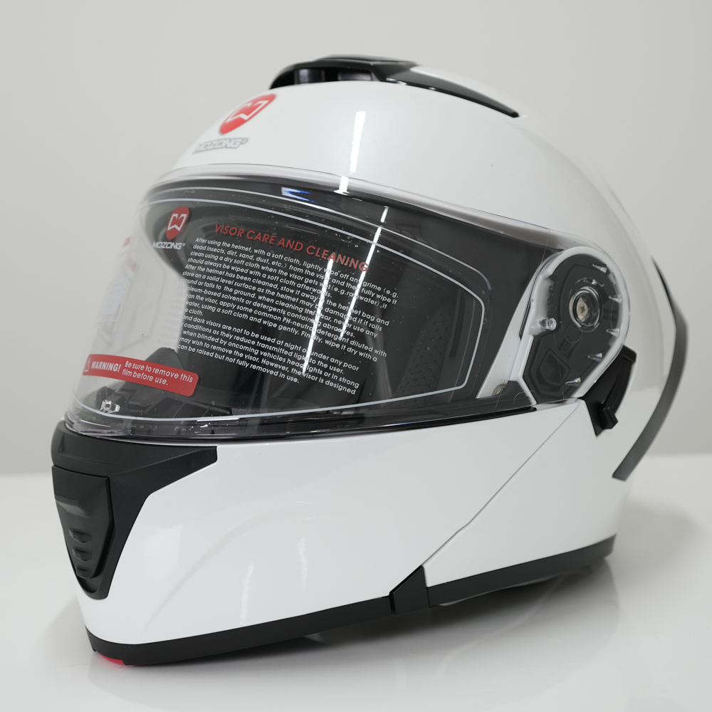 クリアランス MOZONG フリップアップ バイクヘルメット ダブルレンズヘルメット