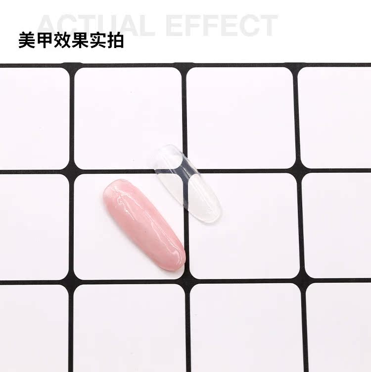 Màu đỏ với cùng một phần mở rộng móng tay hỗ trợ giấy miễn phí để mở rộng công cụ làm móng bằng sợi tơ siêu mỏng chống nứt - Công cụ Nail dũa móng