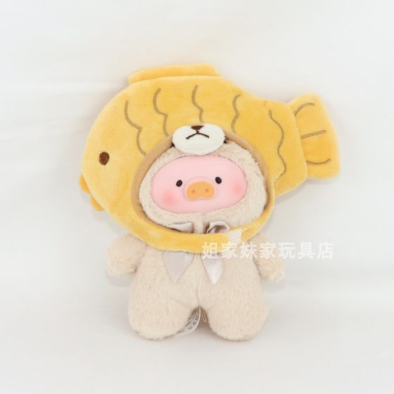 TOYZERO罐头猪lulu猪盲盒复古泰迪搪胶毛绒公仔挂件玩偶衣服配饰