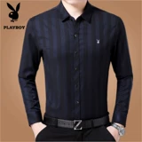 Playboy, демисезонный лонгслив, хлопковая рубашка для отдыха, большой размер