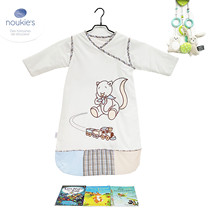 NOU KIES NOCK BEAR SLEEPING BAG FOREIGN TRADE NEWBORN BABY BOY AUTUMN WINTER SEASON COTTON THICKENED ANTI-KICK BY TAIL