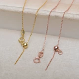 Универсальное ожерелье и браслет, цепочка до ключиц, серебро 925 пробы, простой и элегантный дизайн