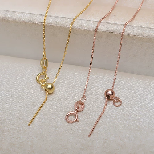 Универсальное ожерелье и браслет, цепочка до ключиц, серебро 925 пробы, простой и элегантный дизайн