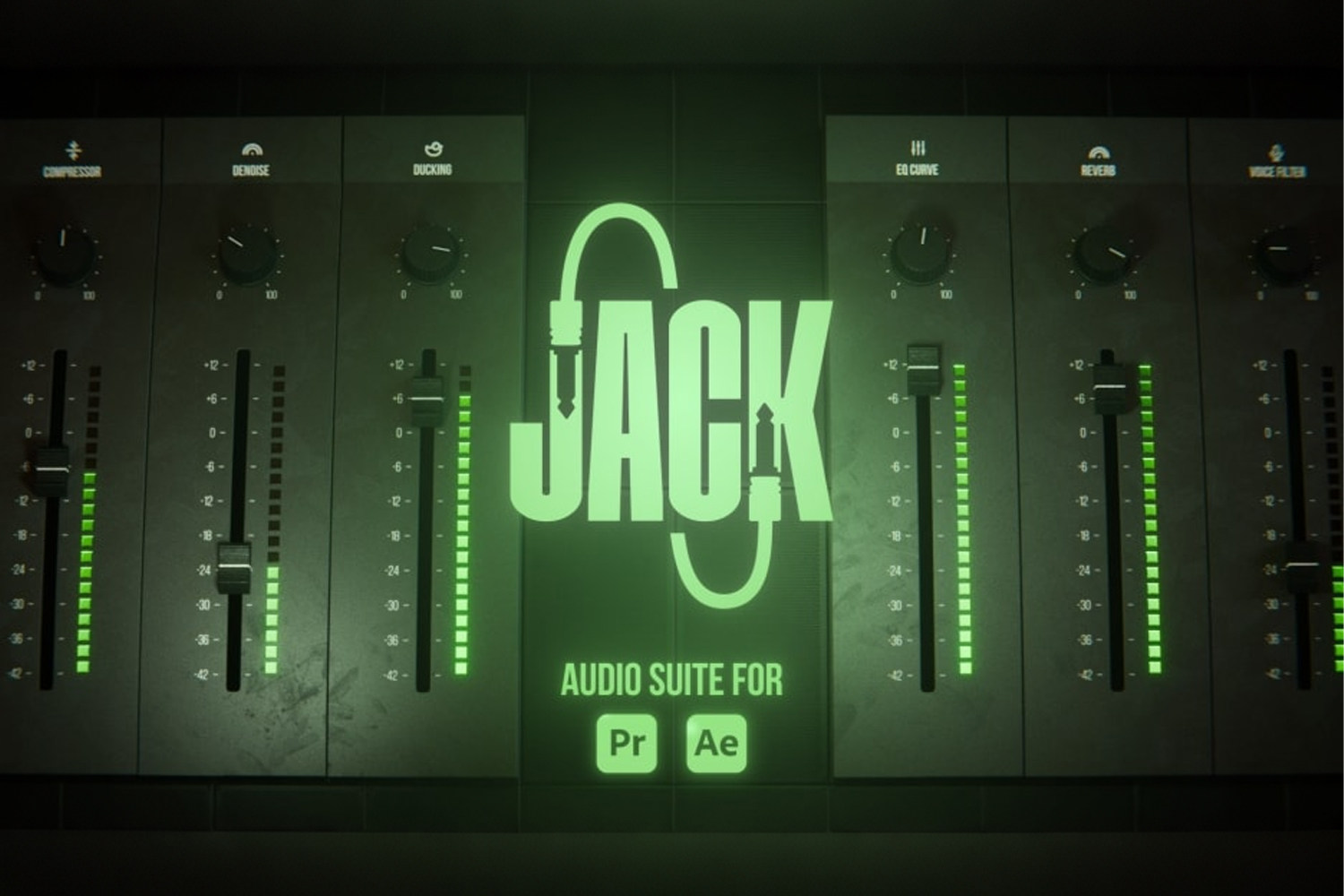 【AE&PR脚本】音频智能降噪均衡压缩混响优化增强处理工具套件 Jack v1.1.0 汉化版 +使用教程