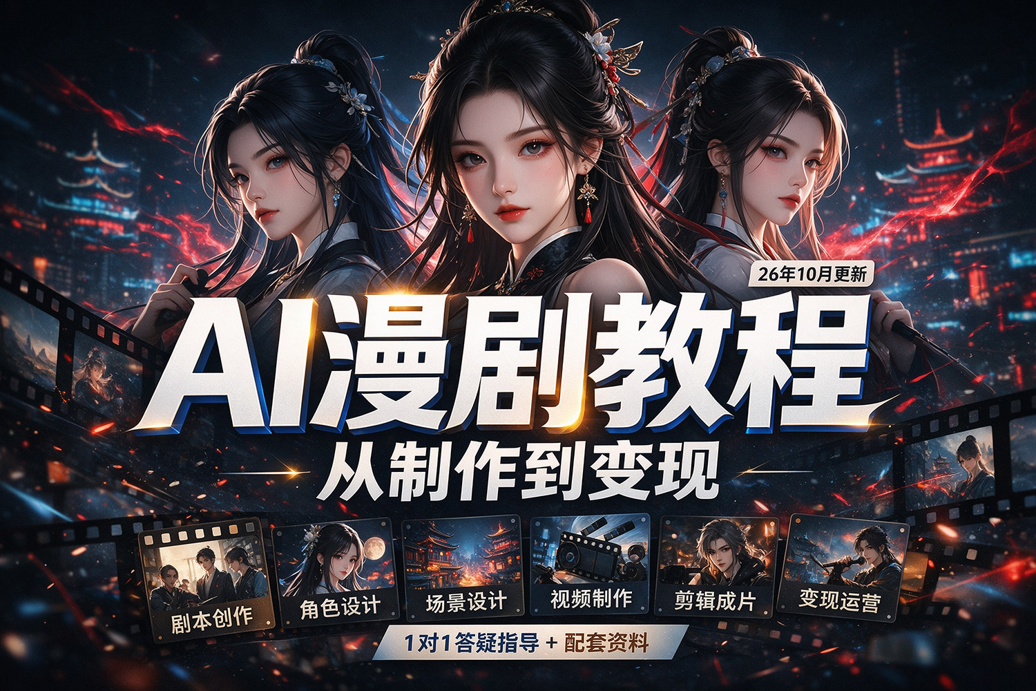 2026ai漫剧短视频生成与制作教程seedance2系统课程从入门到精通