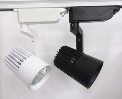 LED Track Light 15W24W35W40W Clothing Store Background Wall Exhibition Hall Rail Spotlight COB Nordic Orbital Spotlight