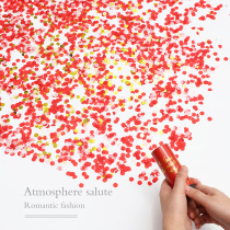 Wedding hand push small salute birthday party spray tube hand screw pull gun fireworks wedding supplies push music