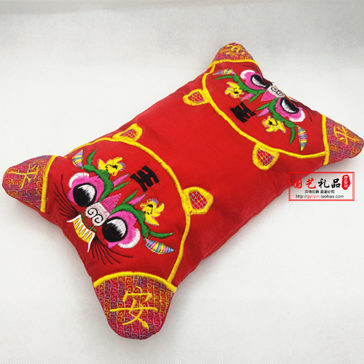 Folklore Baby Tiger Buckwheat Leather Children Adult Pillow Cool Suction sweat and neck removable for a photo shoot