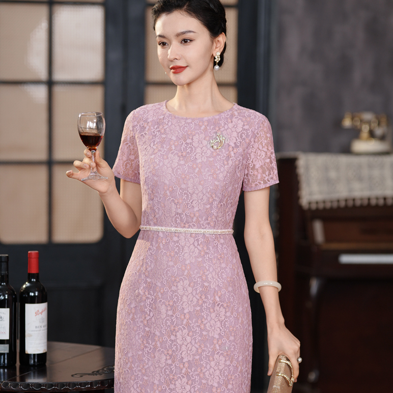 Mother of the Bride Dress for May Day Wedding, Young and Elegant Dress, 2026 New Spring and Summer Style, Mother-In-Law Wedding Banquet Outfit