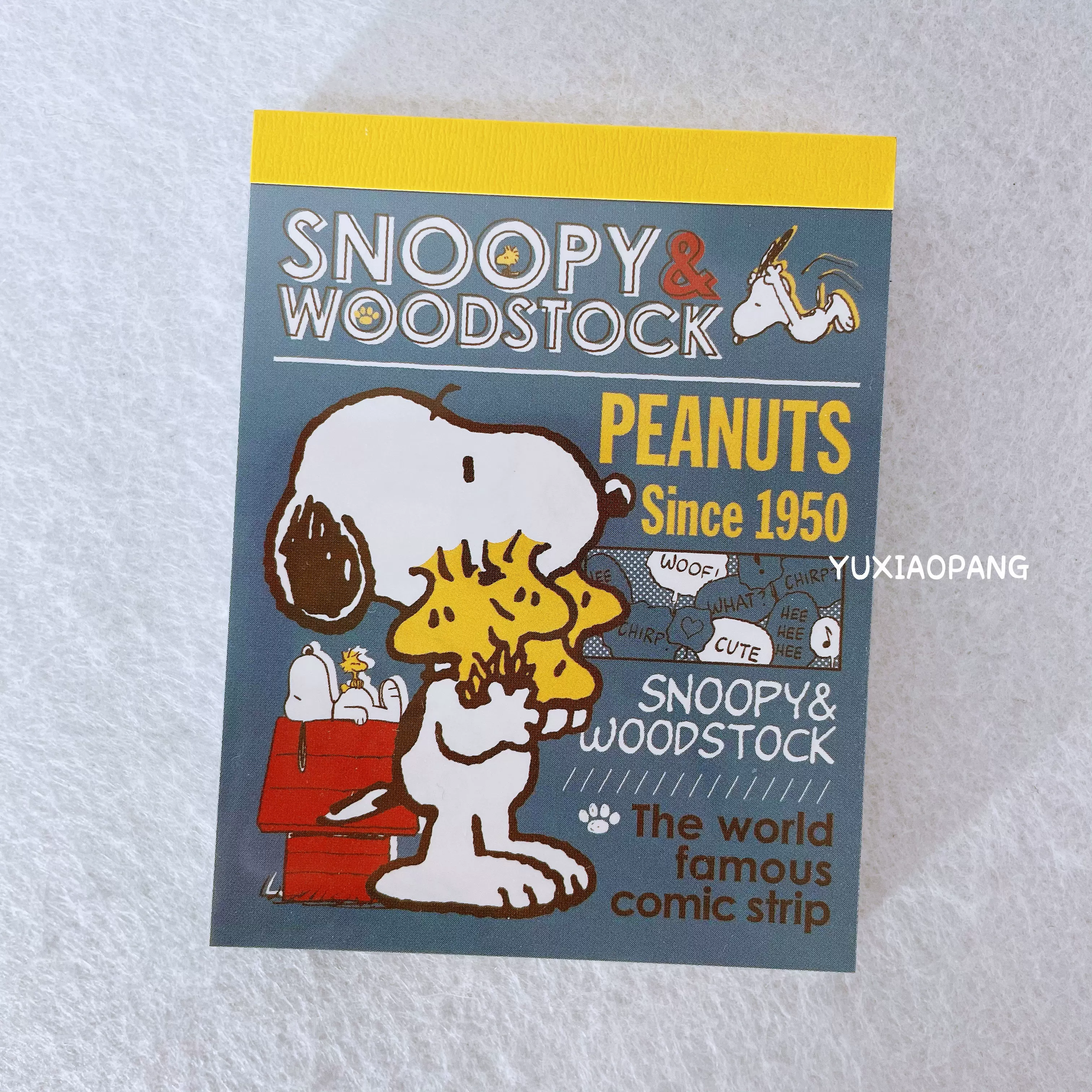 史努比限定 日本制 限量款snoopy卡通人物mini便签本彩页100张