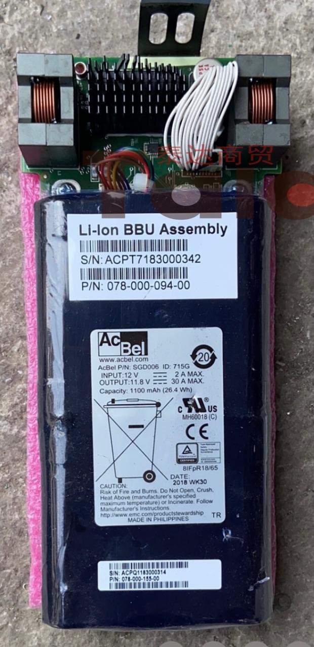 LI-lon BBU Assembly 078-000-094-00 078-000-155-00