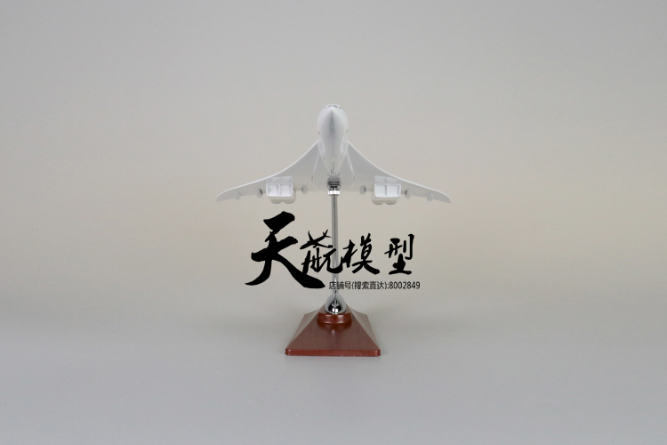 Máy bay chở khách siêu âm cỡ lớn kiểu Pháp Air Concorde mô phỏng máy bay mô phỏng tĩnh trang trí phòng khách 48 cm mô hình máy bay trực thăng