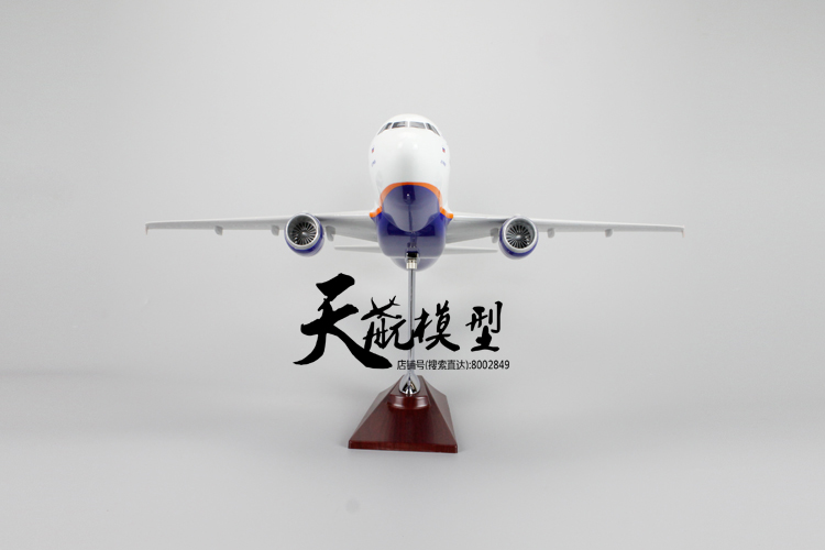 47 cm tĩnh mô phỏng máy bay mô hình trang trí Airbus A320 Nga hàng không sơn màu tùy chỉnh lưu niệm cửa hàng đồ chơi trẻ em