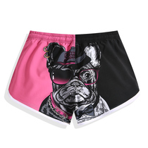 Couple quick dry beach pants female seaside holiday honeymoon shorts Korean hot pants wave loose home sexy casual pants