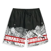 Loose anti-embarrassing beach pants mens couples set seaside vacation professional plus size shorts quick-drying swimming trunks can be put into the water