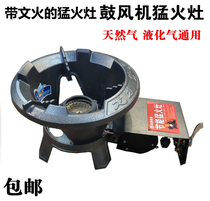 Hotel canteen special commercial natural gas liquefied gas Desktop single stove fierce stove with blower Fierce stove