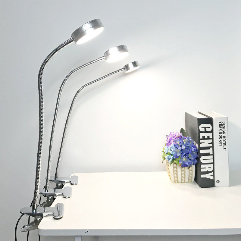 Led direct plug-in super bright strong light eye protection learning long arm machine tool embroidery clip bedside desk lamp 57912W