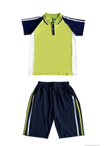 Du Fuchuan Primary School Leisure Sports Wind Fluorescent Green Short Sleeve T-Shirt Set School Uniform Shorts Culottes Summer