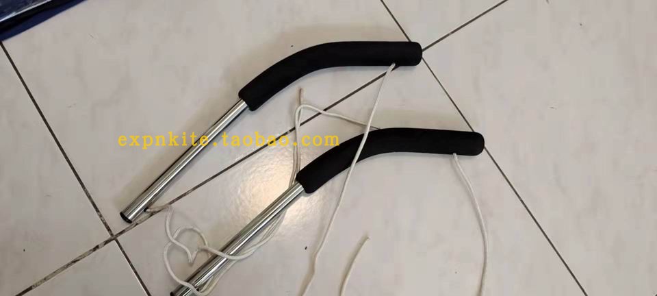 The traction kite stainless steel handle is suitable for 3-8 flat
