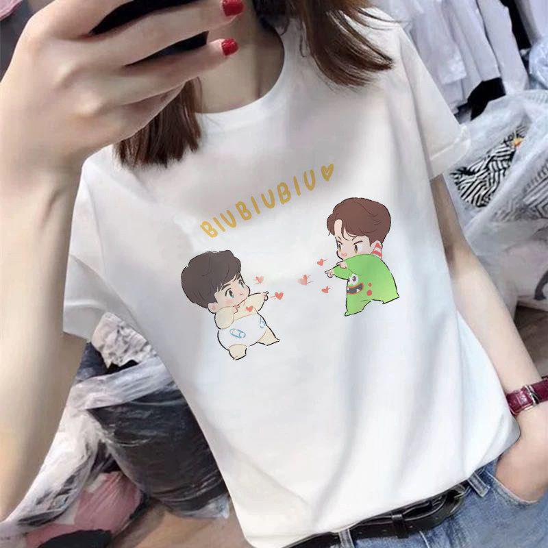 BJYXSZD博君一肖战店同款衣服王一博短袖T恤打底衫应援服潮2022年