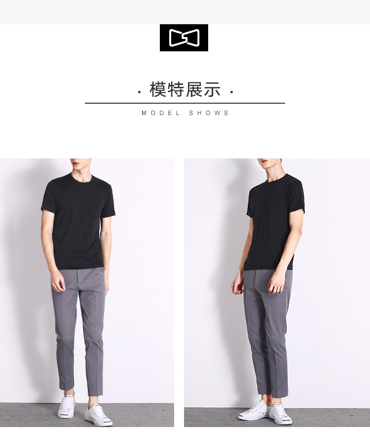 CSC áo thun cổ lọ màu cotton cổ điển không phải là áo ngắn tay đáy quần dày phần nam nặng và nữ mẫu thủy triều cộng áo tommy