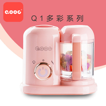 QOOC colorful food supplement machine baby food supplement machine mini multifunctional cooking and mixing machine food grinder