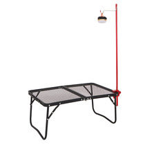 CLS outdoor ultralight aluminium alloy camping lamp frame folding and accommodating mini lamp hanging wild table fixed lamppost