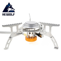 Gongwolf outdoor picnic gas stove stove energy-saving electronic fire cross-country camping picnic portable windproof stove head