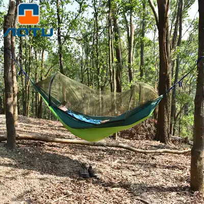 Outdoor self-driving tour Camping Strap mosquito net hanging bed Mountaineering camping Portable anti-mosquito swing Hanging bed Indoor and outdoor
