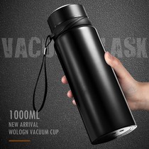 Outdoor Large Capacity Insulated Cup 304 Stainless Steel Sports Kettle Insulation Tea Cup Travel Insulated Pot with strainer